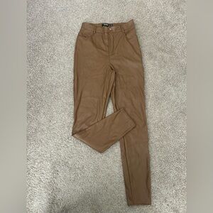 Women's leather pants missguided